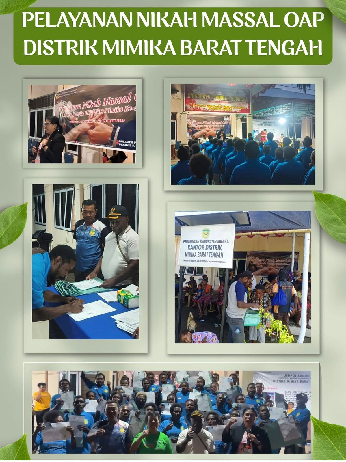 PELAYANAN NIKAH MASSAL OAP