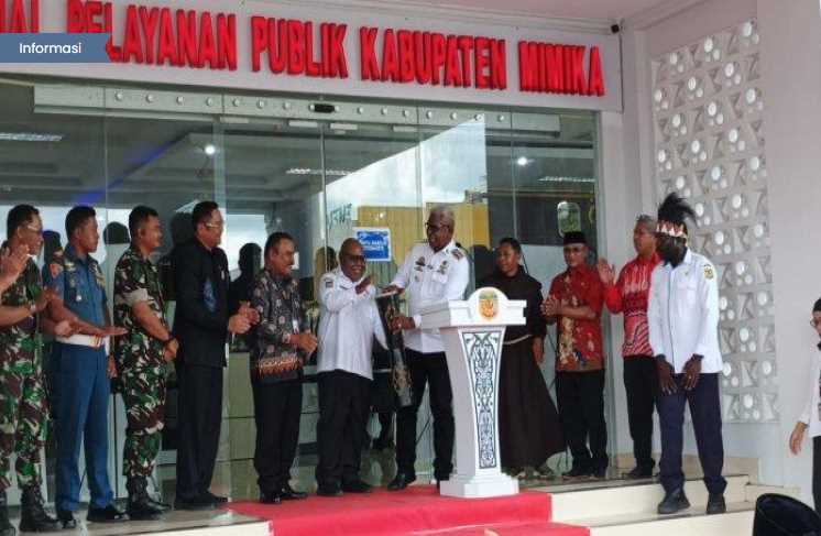 Opening Mall Pelayanan Publik, Tandai 100 Hari Kerja Pasangan JOEL Jadi Bupati dan Wabup Mimika
